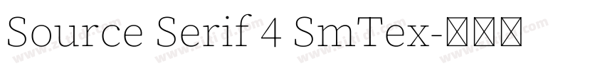 Source Serif 4 SmTex字体转换